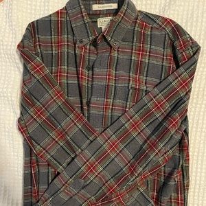 Mens LL Bean flannel size M